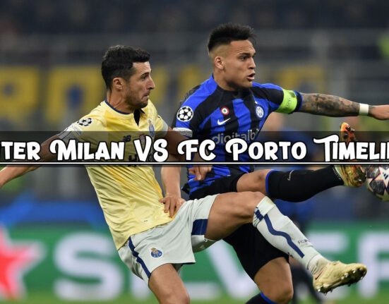 Inter Milan VS FC Porto Timeline